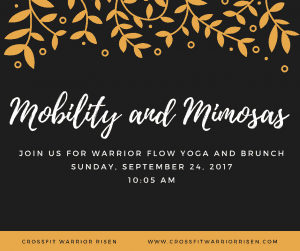 Fall Mobility And Mimosas - Warrior Risen Strength &Amp; Fitness